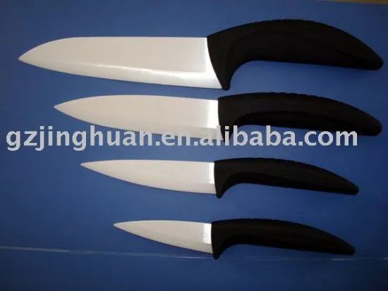 5 inch Zirconia Ceramic utility Knife with curved handle