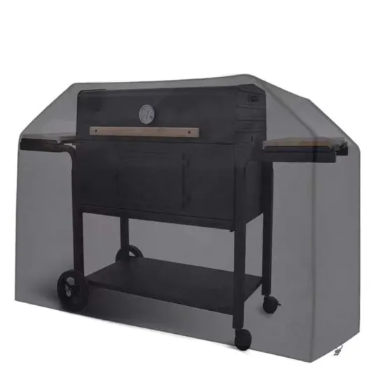 Factory directly wholesale heavy Duty Waterproof Outdoor Rain Barbecue BBQ Grill Cover furniture cover in 600D polyester fabric