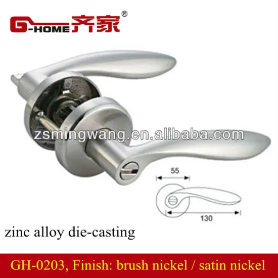 hot selling American style lock zinc alloy tubular lever locks