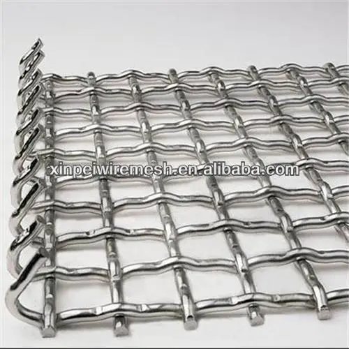 SS304 crimped wire mesh of plain weaving (factory)