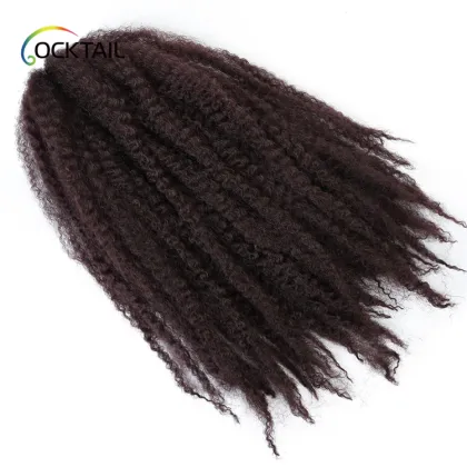 silver marley crochet braid hair extension, synthetic ombre marley hair braid afro twist weft