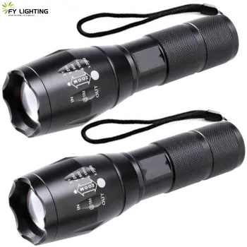 IP65 Rechargeable Torch Flashlight with XHP70.2 LED, 6V 100 Lumens