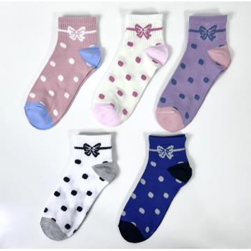 Ladies polka dot socks
