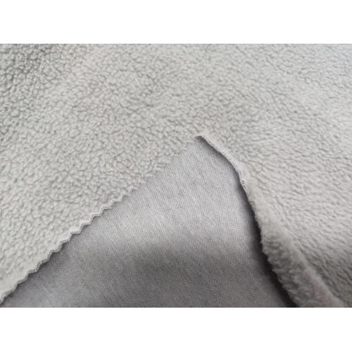 65%Polyester 35%Cotton Sherpa-Like Fleece Knit Fabric