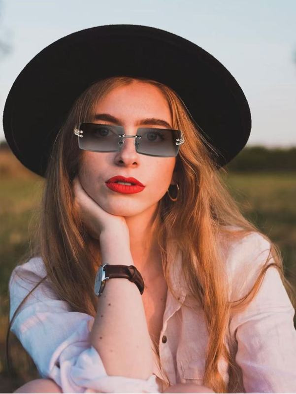 Sleek Frameless Shades for Everyday Wear