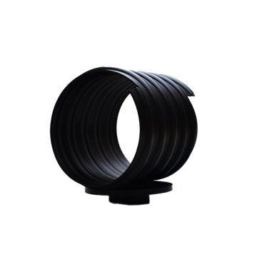 PE steel strip reinforced spiral corrugated pipe