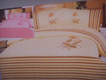 4PCS  Cotton  Embroidery Bedding set