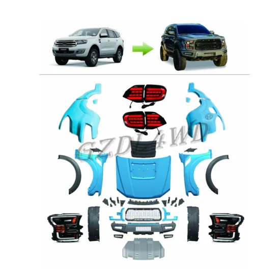 Auto Conversion Front Rear Bumper Facelift Body Kits for Everest Upgrade to Raptor F150