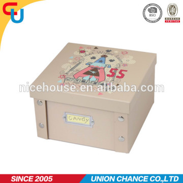 folding cardboard storage box, for your kid's christmas present,also for under bed storage,, multipurpose