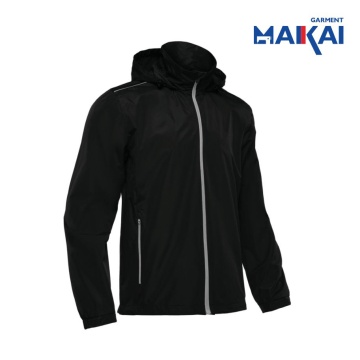 Comfortable Windproof Long-Sleeved Hooded Jacket for Men