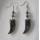 Hematite Sword Earring