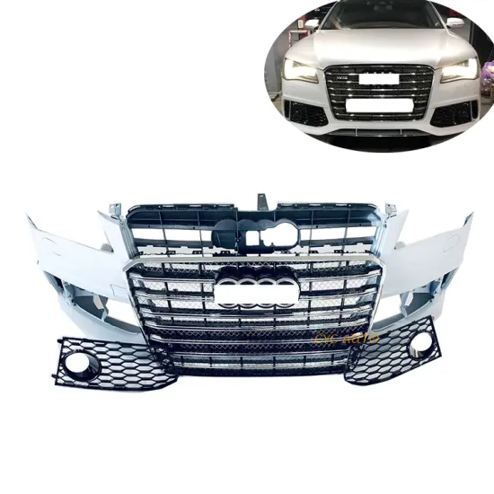 D4 W12 A8 Front Bumper with Grille Fit for Audi A8 W12 2011-2014