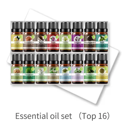 OEM 6pcs Massage Aromatherapy Essential Oils Set - Pure Plant Ingredients