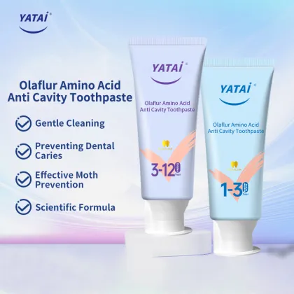 Dental Oral Care Fresh White Toothpaste for Whitening Removing Stains Anti Cavity Toothpaste for Kids