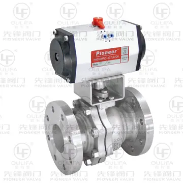 Pneumatic Flanged Floating Ball Valve