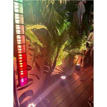 따뜻한 화이트 + RGB 컬러 DJ 스트로브 바 LED