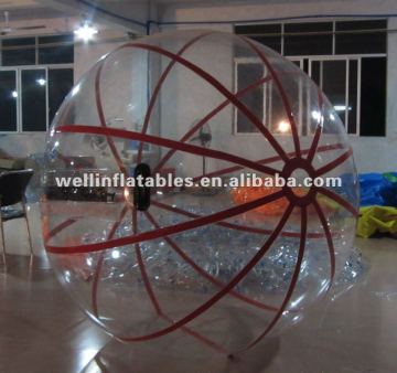 inflatable rainbow water walking ball