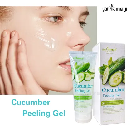 Vegan Organic Lemon Exfoliating Peeling Gel for Face and Body