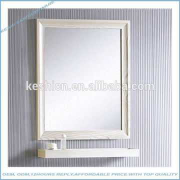 Keshi modern gloosy bathroom mirror with a frame