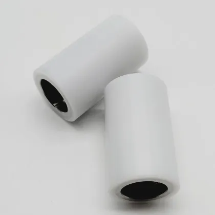 conveyor rollers production line rubber coated idler rollers