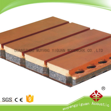 Grooved wood acoustic panel Stadium decorate
