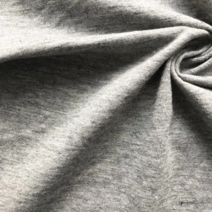 Silver yarn  cotton modal knitting fabric