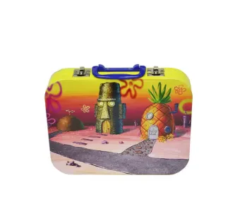 DADI Rectangular Lunch Tin Box with Lock