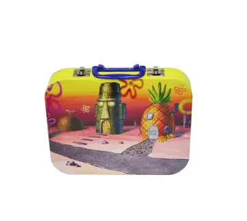 DADI Rectangular Lunch Tin Box with Lock