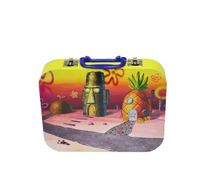 DADI Rectangular Lunch Tin Box with Lock