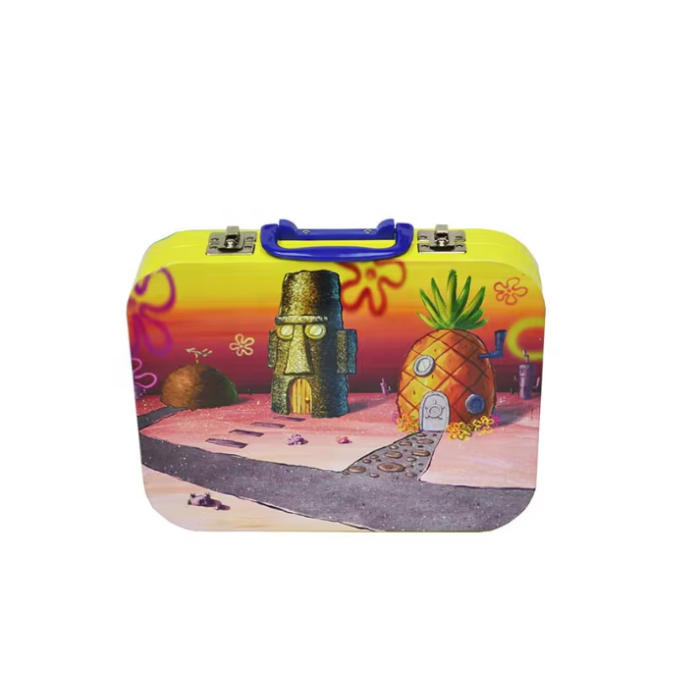 DADI Rectangular Lunch Tin Box with Lock