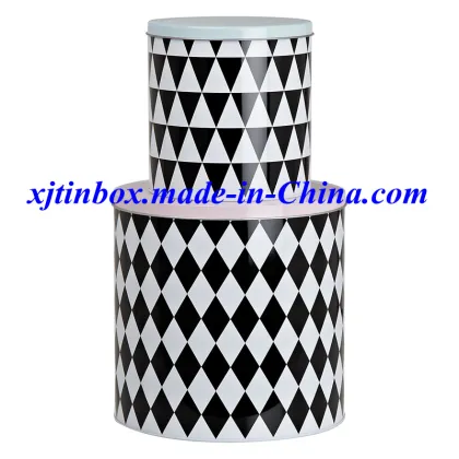 China Wholesale Ferm Living Geometry Tins, Set of 2 From China Wholesalers