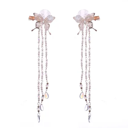 Antique Hanfu Tassel Hair Combs and Accessories