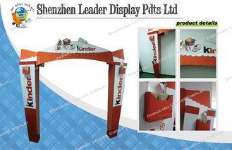 Flooring Cardboard Display Stands Portable Frame for Kinder