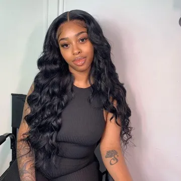 Cheap Wholesale Body Wave Lace Front Wigs, 100% Raw Virgin Indian Human Hair Wig, Pre Pluck 13x4 Lace Wig With Baby Hair