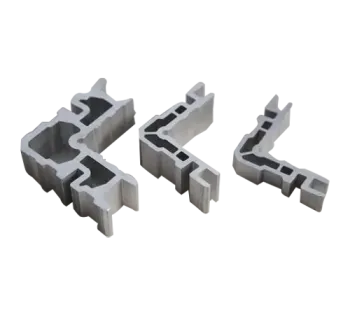 Custom Anodized Aluminum Extrusion Window Frame Corners 6063