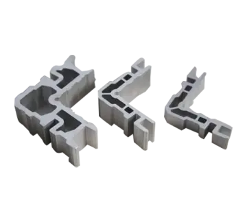Custom Anodized Aluminum Extrusion Window Frame Corners 6063