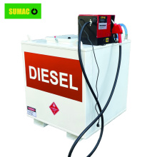 Réservoir diesel auto-bund à double paroi avec pompe