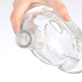 Botella de licor de vidrio de vidrio