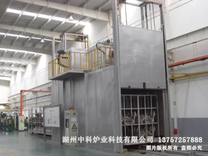 Aluminium heat treatment furnace