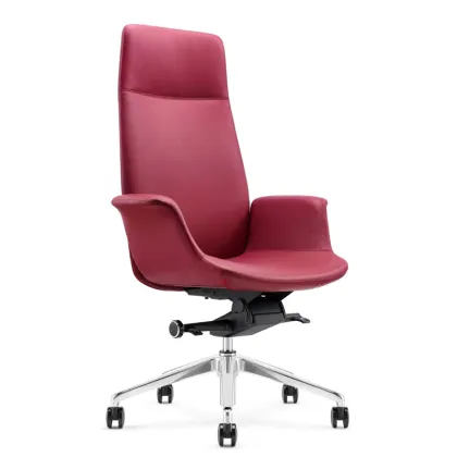 Modern High Back Office Chair President Leather Chair