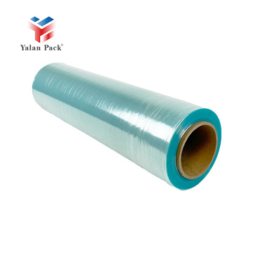 Cyan Lldpe Packaging Giant Roll Industrial Stretch Film