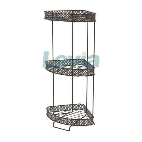 standing shower caddy with basket