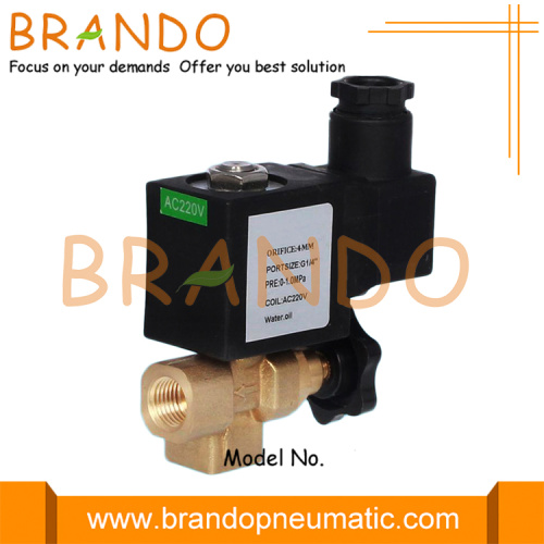 Manual Adjustment 2/2 Way 1/4'' Gas Solenoid Valve