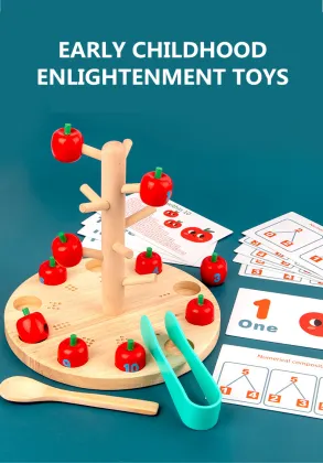 Wooden Toys Children's Wooden Math Teaching Aids Hands-on