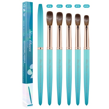 Kolinsky Pinceles Professional Acrylic Nail Brush for Extension