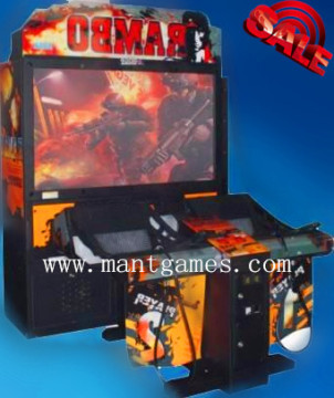 Rambo Shooting Arcade Machine Park Equipment