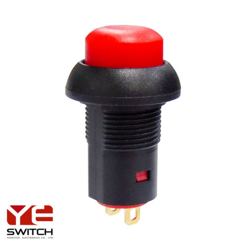 Plástico LED Interruptor de botón de 12 mm de 12 mm