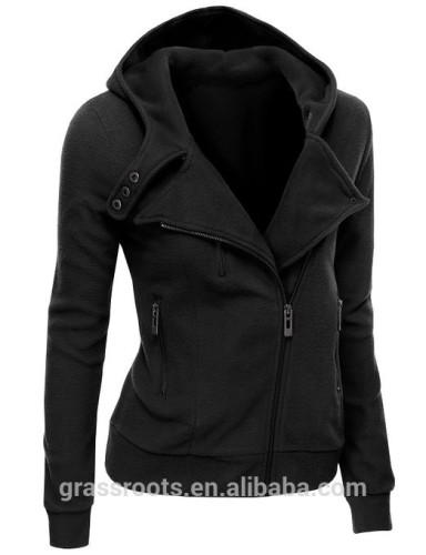 2015 European design fashion black woman coats