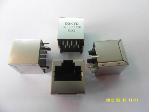 Vertical Filter Socke ,rj45 Single Port Tab Up Rj45 With 10/100base Filter W/o Led