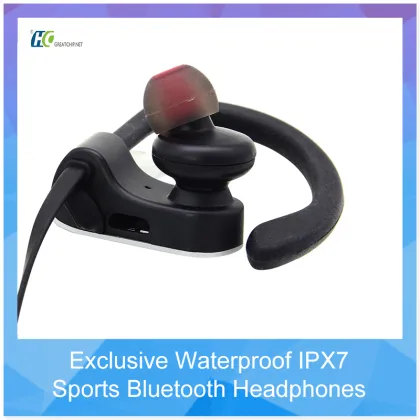 IPX7 Waterproof Sweatproof Sports Wireless Headphones